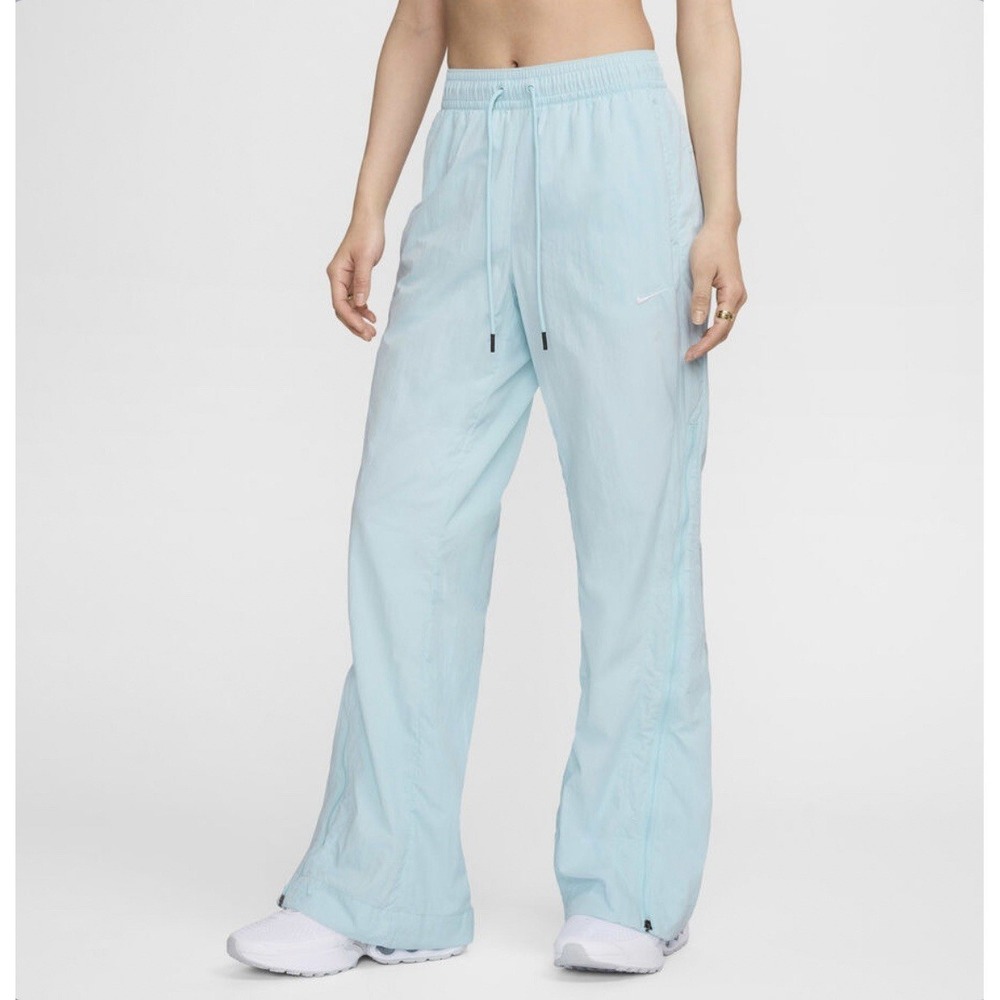Women's Medium - Nike Sportswear Repel Zip Pants Glacier Light Blue FV7544-014 - Picture 1 of 3
